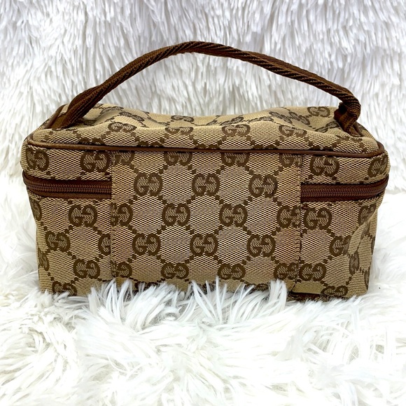 GUCCI WEBLINE COSMETIC  CASE WITH EYELINER POUCH - Picture 3 of 13